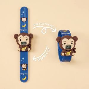 นาฬิกาข้อมือซิลิโคนลายการ์ตูนกระต่าย 3 มิติ พิมพ์โลโก้ตามสั่ง ขายส่ง สำหรับเด็ก - Product Image 6