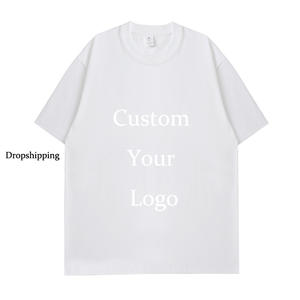 Camisetas 2026 de Alta Calidad, 100% Algodón, Tallas Grandes para Hombre, Camisetas Personalizadas al por Mayor con Impresión de Logotipo - Product Image 1