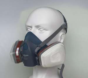 <span class=keywords><strong>Respirator</strong></span> masker pelindung keamanan uap organik Vapor Organik Set <span class=keywords><strong>Respirator</strong></span> ganda setengah masker - Product Image 5