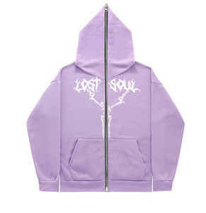 <b>Pink</b> Gothic Pullover <b>Hoodie</b> Unisex Oversized Fit 100% Cotton French Terry Lined Winter Casual Wear Waterproof Breathable - Product Image 5