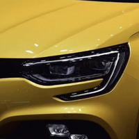 Couvre-phare avant de voiture pour Megane 2015-2023, verre de phare antioxydation, coque de phare transparente, accessoires de voiture