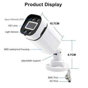 <span class=keywords><strong>DVR</strong></span> KIT <span class=keywords><strong>2MP</strong></span> CCTV 아날로그 카메라 따뜻한 빛 풀 컬러 야간 투시경 <span class=keywords><strong>1080p</strong></span> 3.6mm 렌즈 XVR 6in1 4CH <span class=keywords><strong>8CH</strong></span> KIT <span class=keywords><strong>DVR</strong></span> CCTV 카메라 시스템 - Product Image 6