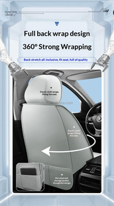 Coprisedili Auto Universali per Uso Quotidiano, Protezione Completa per Tutte le Stagioni, per <span class=keywords><strong>Dacia</strong></span> Sandero, <span class=keywords><strong>Duster</strong></span>, Logan, Spring, Upgrade per Interni Auto - Product Image 4