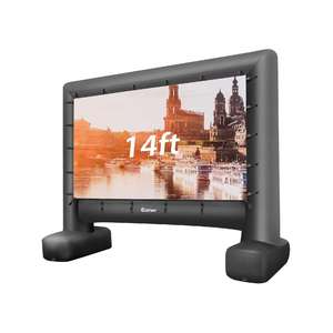 Zhenmei Màn hình máy chiếu bơm hơi 6m x 4m ngoài trời Màn hình phim bơm hơi ngoài trời cho bữa tiệc sân sau - Product Image 4