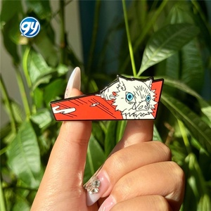 Cool Anime <span class=keywords><strong>Tanjiro</strong></span> esmalte pines broches para ropa escuela mochila Cosplay solapa insignias moda joyería accesorios regalos - Product Image 3