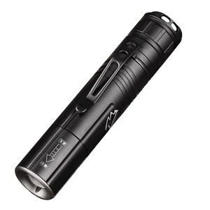Lampe torche LED rechargeable Ningbo Hn F09, batterie 18650, noire, tactique, portable, haute intensité, pour extérieur - Product Image 1
