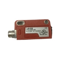 Capteur photoélectrique diffuse Leuze avec suppression d'arrière-plan, boîtier plastique, plage de mesure 20-400 mm, modèle HT3CL1/2N-M8