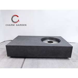 <span class=keywords><strong>Inno</strong></span> fuoco acciaio inox e GFRC all'aperto bioetanolo camino rotondo manuale bruciatore tavolo fuoco - Product Image 5