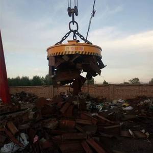 Pièces de machines de construction Aimant de levage électromagnétique pour la manipulation de métaux ferraille pour grues à portique - Product Image 1