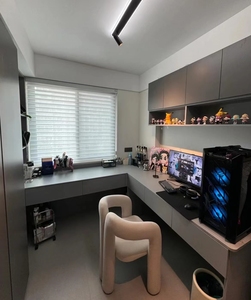 Modern light luxury simple gaming room style desk <b>storage</b> cabinet suitable for bedroom study apartment - Product Image 1