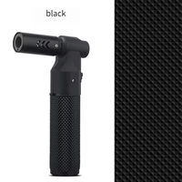 Allumeur de cuisine Jet Blue Flame Briquet rechargeable à flamme coupe-vent pour accessoires de fumeurs et allumage de barbecue en plein air