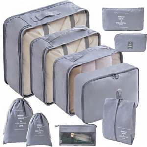 Sac de rangement pour valise de voyage avec logo personnalisé, ensemble de 6 organiseurs de bagages, cubes de rangement pour bagages, organiseur de bagages de voyage, sacs de rangement pour bagages - Product Image 6