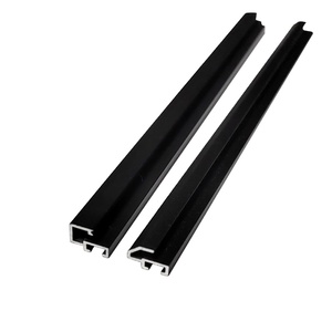 La imagen de perfil de aluminio delgado de 9mm de espesor puede quitar el marco con vidrio en el tablero del menú del restaurante Perfil de aluminio de montaje en pared - Product Image 3