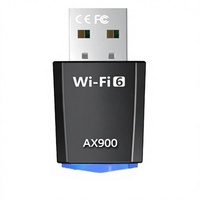 Driver Gratis AX901 900Mbps WiFi 6 Dual Band AX900 USB Wireless Adapter Wi-Fi Dongle Transmitter Receiver untuk PC Laptop Tersedia