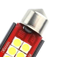 LANSEKO CANBUS sans erreur 31mm 36mm 39mm 41mm Festoon LED éclairage intérieur 3030 SMD 3W 250LM pour voiture ampoules Led