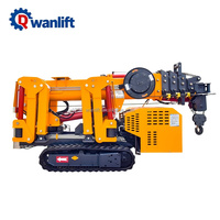 Mini-grue araignée à double alimentation 1,2t-14t avec flèche télescopique sur chenilles à vendre