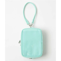Pochette de maquillage transparente personnalisée avec logo, mini, avec sangle de poignet, portable, multi-usages, pour figurines de poupées