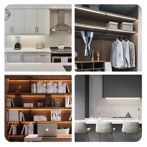 Design moderne Installation facile Interrupteur marche/arrêt en aluminium givré Armoire connectable Vitrine lumineuse à tubes LED - Product Image 6