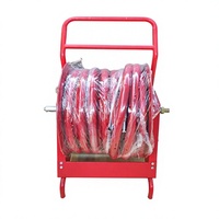 Enrouleur de tuyau d'incendie mobile Sunroom 25 mm 30 m 12 bars avec PVC et acier au carbone, facile à utiliser et à installer