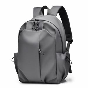 2024 Unisex <b>Simple</b> 16 Inch Computer Laptop Bag New Solid Color Student <b>Backpack</b> Large Capacity Strap Carrying System Office Use - Product Image 1