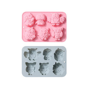 Vente flash : Moule en silicone pour fondant à 6 cavités, série animale, grenouille, papillon, chocolat, bonbons, décoration de gâteaux, moules en silicone - Product Image 4