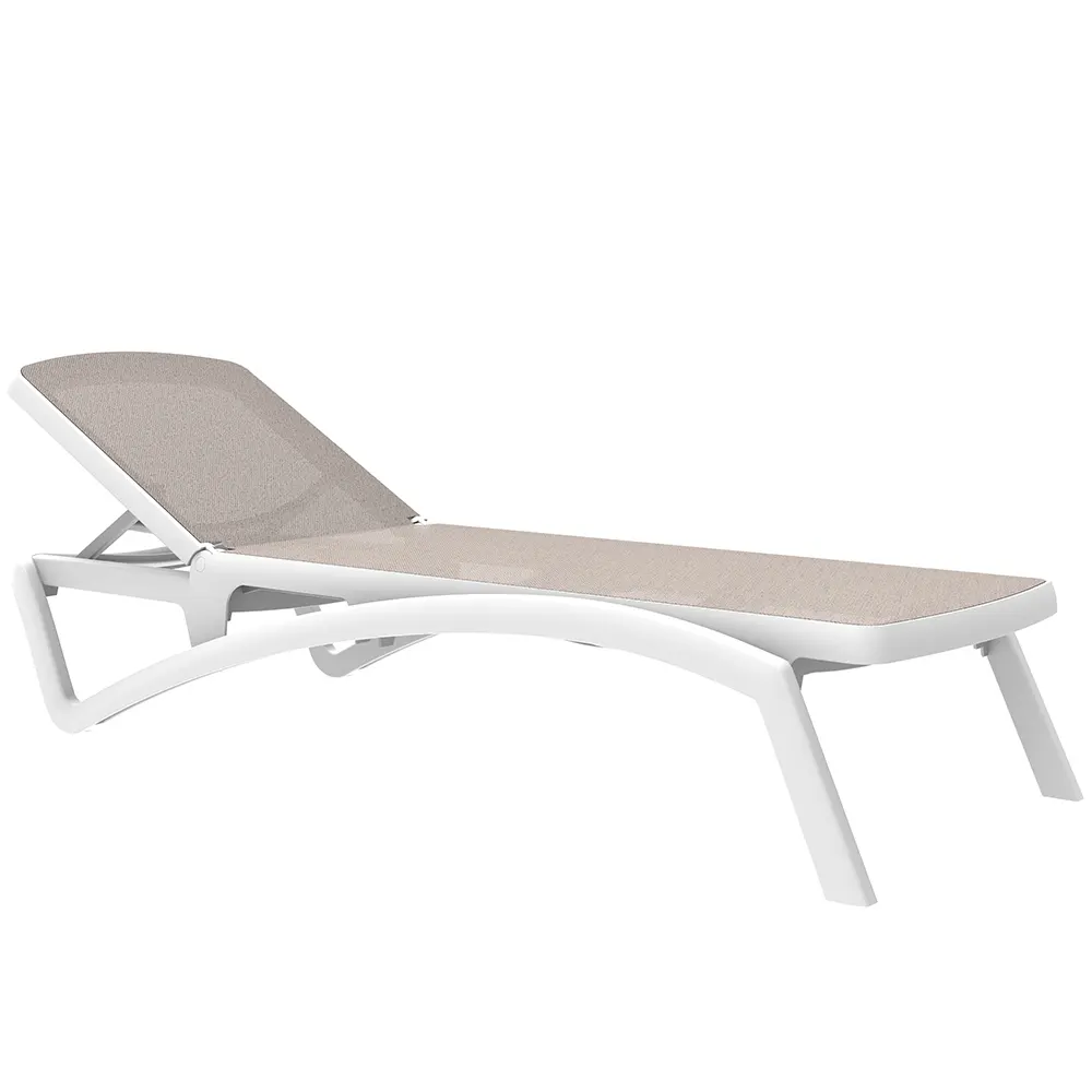 Cama de mimbre para exteriores, muebles de alta calidad para playa, piscina, sol, Salón al aire libre