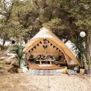 6M Sibley <strong>Bell</strong> <strong>Tent</strong> Waterproof Cotton Teepee Yurt <strong>Accessories</strong> for Luxury Family Glamping &amp; Outdoor Resort Camping Sale - Product Image 5