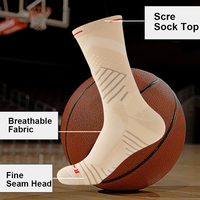 Chaussettes de basket-ball personnalisées chaussettes de sport de course haut de gamme pour la formation Elite mi-mollet professionnel éponge rembourré chaussettes épaissies