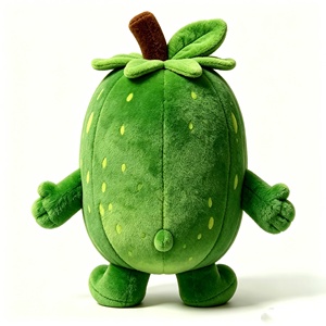 Personaliza tu juguete de peluche de fruta verde, juguete de peluche de guayaba, juguete de peluche de pera, animal de peluche de fruta, peluche de fruta verde. - Product Image 5