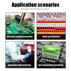 Vật nuôi Màu Đỏ nhiệt độ cao Băng chịu nhiệt Polyester phim cách nhiệt băng PCB hàn bảo vệ Băng - Product Image 6