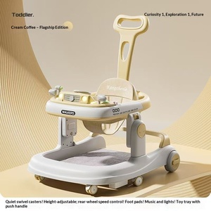 Marche-bébé musical pour prévenir les jambes en O, adapté aux bébés de 6 à 18 mois, capacité de charge de 10 kg, en plastique, pour s'asseoir et pousser - Product Image 3