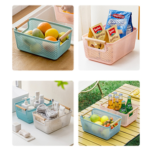 <span class=keywords><strong>Panier</strong></span> de rangement durable GREENSIDE pour la maison et la cuisine, design décoratif portable pour organiser fruits, collations, bouteilles et articles divers - Product Image 3