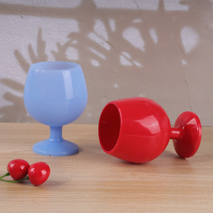 Copas de Vino de Silicona Personalizadas al por Mayor, OEM ODM, Anti-Caída, Reutilizables, con Tallo, Irrompibles, para Exteriores - Product Image 1