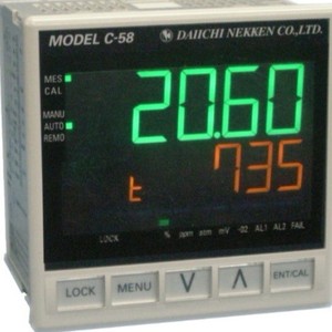 Unidad de Control Daiichi Nekken C-58 con Pantalla Digital, Montaje en Panel Compacto, Modo Manual y Automático, Analizador de Gases Inertes - Product Image 1