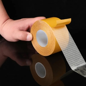 Nastro adesivo Super appiccicoso a base di tessuto a doppia faccia per Non marcare il tappeto che <span class=keywords><strong>fissa</strong></span> grandi quantità forte fustelle - Product Image 2