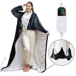 Sweat à capuche chauffant en flanelle de la série Noël moderne avec poches pour les pieds et manches, couverture TV, <span class=keywords><strong>robe</strong></span> chauffante - Product Image 3