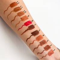 Nouvelle arrivée crayon à lèvres rose avec multi couleurs marron végétalien crayon à lèvres crème imperméable Lipliner