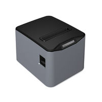 Impresora Térmica de Recibos POS de 80 mm, Impresión de Alta Velocidad de 220 mm/s con Soporte USB/Serie/BT, Impresora Multilingüe 1D y 2D