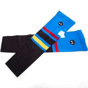 Commercio all'ingrosso Custom braccio scaldamuscoli per sport <span class=keywords><strong>basket</strong></span> calcio ciclismo uomini e donne UV protezione braccio maniche - Product Image 6