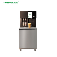 TWBEVERAGE Distributeur Automatique de Thé au Lait Commercial Haut de Gamme, Machine à Bubble Tea Intelligente IoT et Autonome à Double Mode, Recettes Illimitées