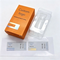 Étiquettes et boîtes personnalisées pour flacons de peptides 3ml 5ml 10ml Finition brillante Autocollant résistant à la déchirure Scellé ODM Livraison rapide