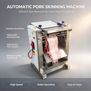 Máquina Cortadora de <span class=keywords><strong>Carne</strong></span> Congelada Industrial de 4 Rodillos Totalmente Automática <span class=keywords><strong>para</strong></span> <span class=keywords><strong>Carne</strong></span> de Res, Cordero y Kebabs de Cordero - Product Image 4