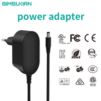 Alimentation électrique 12V1A 24V0.5A, adaptateur secteur US, adaptateur 24v0.5a, alimentation pour bande LED, adaptateur 12W