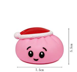 8.5cm New Toys Christmas Squishy Dumpling Toy Bun Steamed Smile Face Bao Dumplings Bun Stress Food Toys With <b>Steamer</b> Kit - Product Image 2
