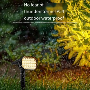 Projecteur solaire LED d'extérieur Northland Cold White IP65 étanche, réglable, pour jardin et pelouse - Product Image 4