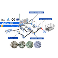 Ligne de granulation d'engrais chimiques composés NPK, usine de granulés entièrement automatique, haute efficacité, faible consommation d'énergie, certifiée CE ISO