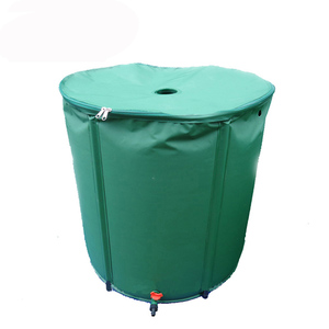 Baril de pluie pliable portable en PVC rechargeable My Journey Star Green Outdoor 200L avec support pour <span class=keywords><strong>jardin</strong></span> domestique - Product Image 6