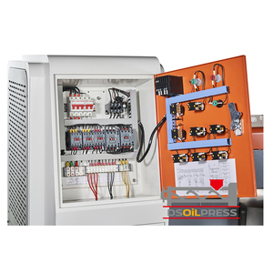 Presse à huile automatique à vis intermittent pour le pressage à froid et à chaud de l'huile de soja, en acier inoxydable, capacité de 500 kg/h - Product Image 3