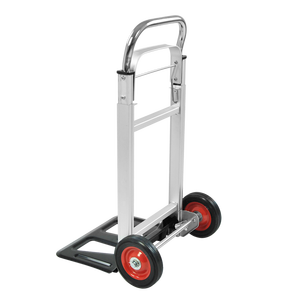 <span class=keywords><strong>Uni</strong></span>-silencio 90kg camión de mano <span class=keywords><strong>Dolly</strong></span> de aluminio plegable Carro de mano con 6 ''ruedas FHT90 - Product Image 6