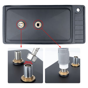 Herramienta de <span class=keywords><strong>Limpieza</strong></span> para Restaurantes, Cafeterías y Bares, Enjuagador de Botellas de Cerveza, Lavador de Copas de Vino, Enjuagador de Jarras con Grifo para Fregadero Oculto de Cocina - Product Image 6